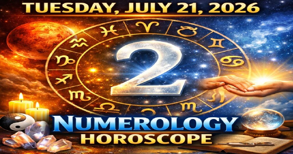 Tuesday -  July 21: 2026 Numerology Horoscope | Lucky Numbers & Daily Predictions for All Zodiac Signs