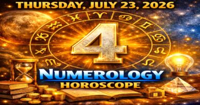 Thursday - July 23: 2026 Numerology Horoscope | Lucky Numbers & Daily Predictions for All Zodiac Signs