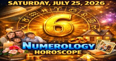 Saturday: July 25 - 2026 Numerology Horoscope | Lucky Numbers & Daily Predictions for All Zodiac Signs
