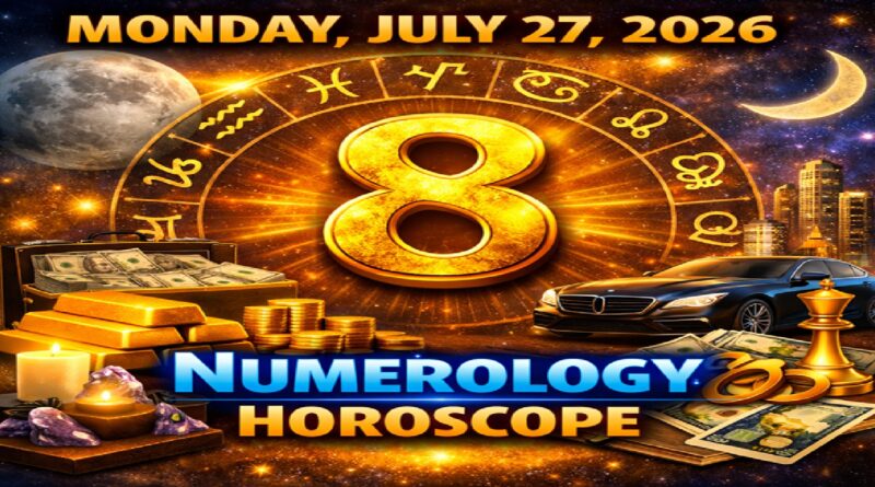 Monday – July 27: 2026 Numerology Horoscope | Lucky Numbers & Daily Predictions for All Zodiac Signs