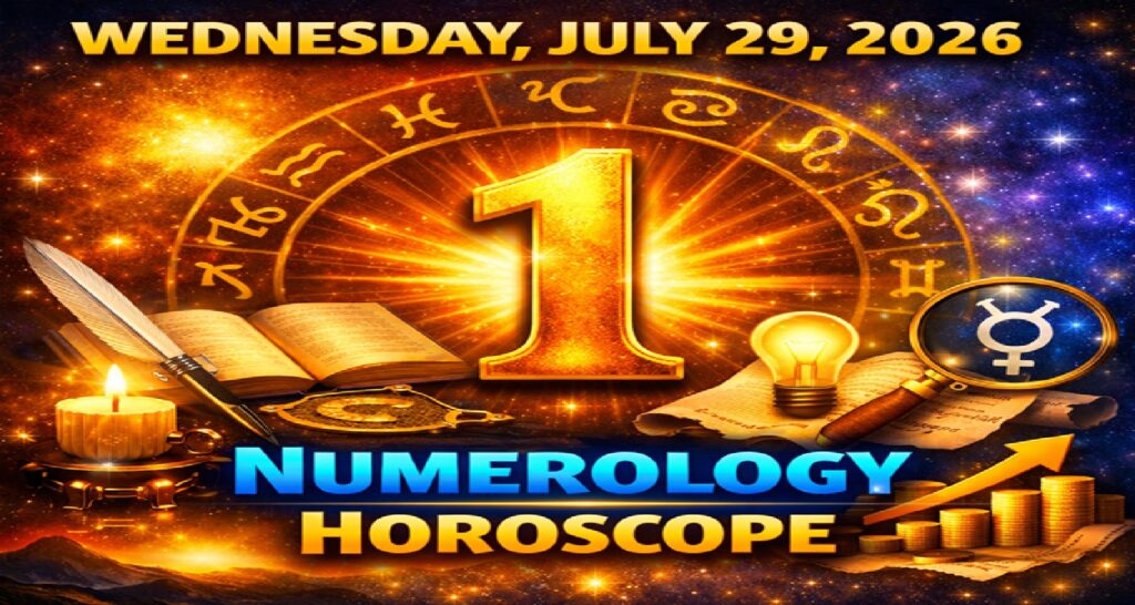 Wednesday – July 29:  2026 Numerology Horoscope | Lucky Numbers & Daily Predictions for All Zodiac Signs