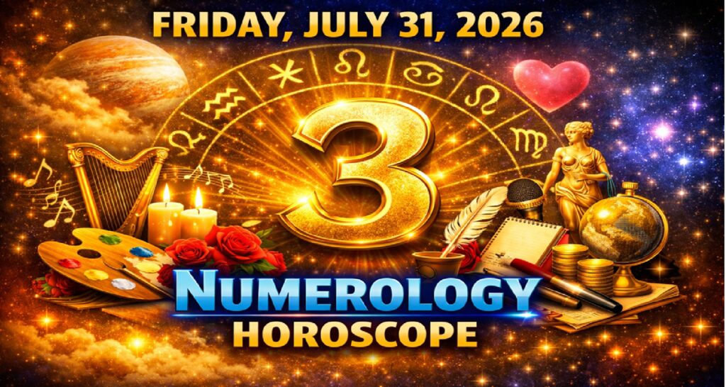 Friday: July 31 2026 – Numerology Horoscope | Lucky Numbers & Daily Predictions for All Zodiac Signs