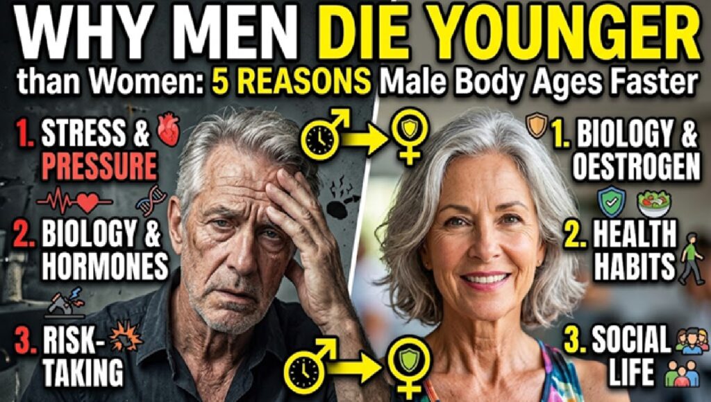 Why Men Die Younger Than Women: 5 Reasons the Male Body May Age Faster