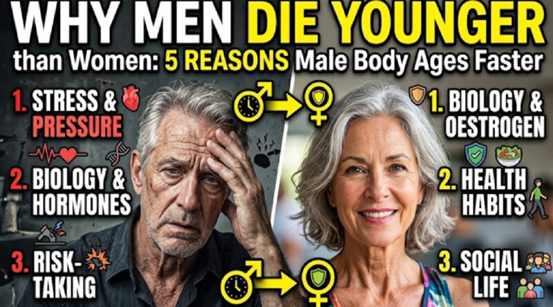 Why Men Die Younger Than Women: 5 Reasons the Male Body May Age Faster