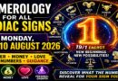Monday August 10 - 2026: Numerology for All Zodiac Signs | Number 1 Energy Brings New Beginnings, Career Moves and Fresh Opportunities