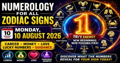 Monday August 10 - 2026: Numerology for All Zodiac Signs | Number 1 Energy Brings New Beginnings, Career Moves and Fresh Opportunities