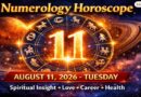 August 11 - 2026: Numerology Horoscope for Every Sign of the Zodiac | Tuesday's Cosmic Numbers & Zodiac Insights