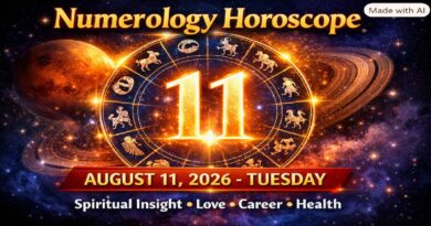 August 11 - 2026: Numerology Horoscope for Every Sign of the Zodiac | Tuesday's Cosmic Numbers & Zodiac Insights
