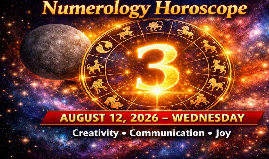 August 12 - 2026: Numerology Horoscope for Every Zodiac Sign | Wednesday's Cosmic Numbers & Zodiac Forecasts