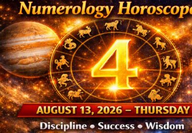 August 13: 2026 - Numerology Horoscope for Every Zodiac Sign | Thursday's Cosmic Numbers & Zodiac Forecasts