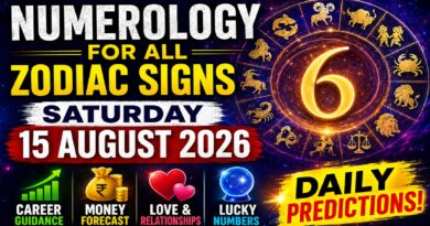Saturday: August 15 - 2026: Numerology for All Zodiac Signs | Lucky Numbers, Career, Money, and Love Predictions