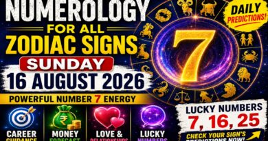 Sunday August 16 - 2026: Numerology for All Zodiac Signs | Lucky Numbers, Career, Money, and Love Predictions