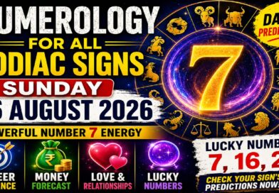 Sunday August 16 - 2026: Numerology for All Zodiac Signs | Lucky Numbers, Career, Money, and Love Predictions