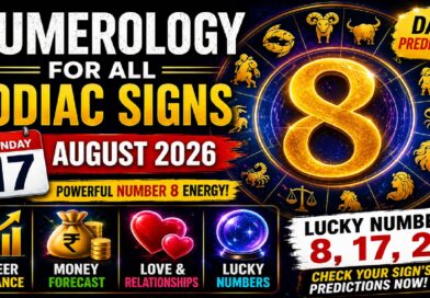 Monday August 17 - 2026:  Numerology for All Zodiac Signs | Lucky Numbers, Career, Money, and Love Predictions