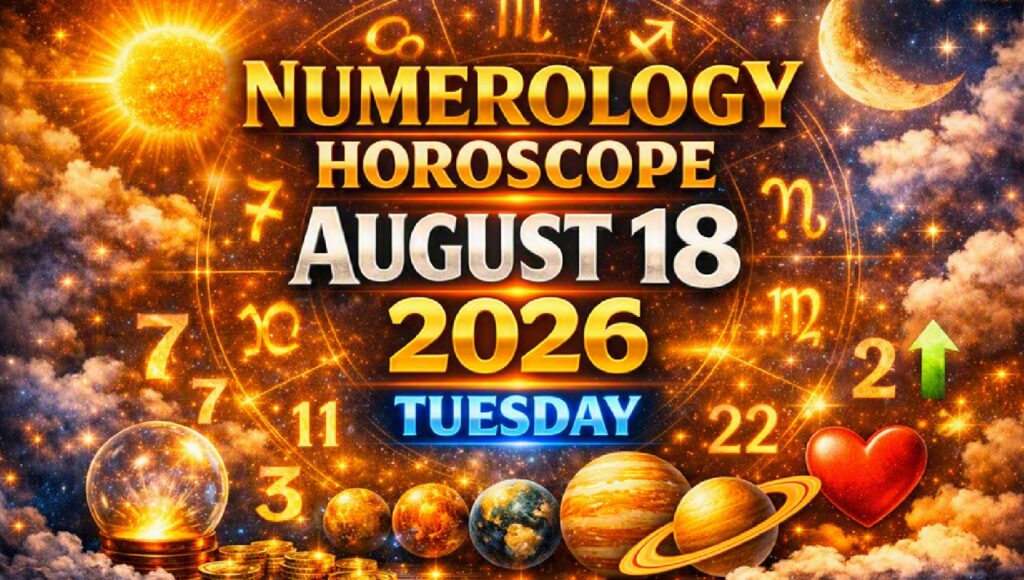 Tuesday August 18 -  2026: Numerology for All Zodiac Signs | Lucky Numbers, Career, Money and Love Predictions