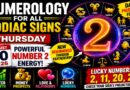 Thursday August 20 - 2026: Numerology for All Zodiac Signs | Number 2 Energy, Lucky Numbers, Career, Money and Love