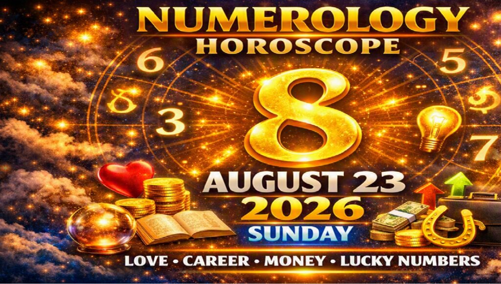 Sunday August 23 - 2026: Numerology for All Zodiac Signs | Love, Career, Money and Lucky Numbers