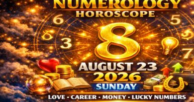 Sunday August 23 - 2026: Numerology for All Zodiac Signs | Love, Career, Money and Lucky Numbers