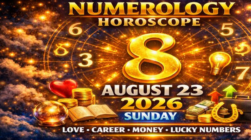 Sunday August 23 - 2026: Numerology for All Zodiac Signs | Love, Career, Money and Lucky Numbers