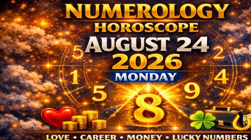 Monday August 24 - 2026: Numerology for All Zodiac Signs | Love, Career, Money and Lucky Numbers