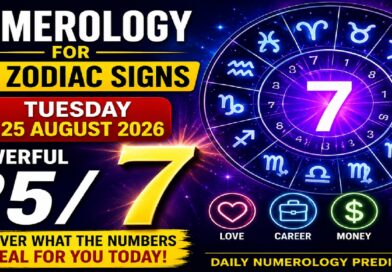 August 25 2026: Tuesday - Numerology for All Zodiac Signs | Love, Career, Money and Lucky Numbers
