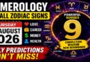 Number 9 Brings a Powerful Day of Completion and Change | Numerology for All Zodiac Signs Today, August 27, 2026
