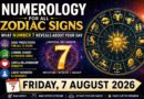 Friday August 7 -  2026: Numerology for All Zodiac Signs Today | What Number 7 Reveals About Your Day