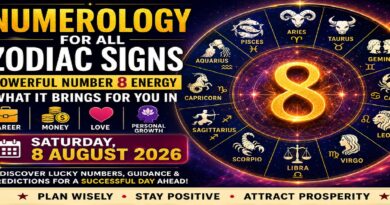 Saturday August 8 - 2026: Numerology for All Zodiac Signs | Powerful Number 8 Energy Brings Career, Money, and Relationship Signals