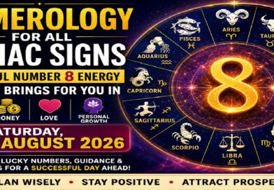 Saturday August 8 - 2026: Numerology for All Zodiac Signs | Powerful Number 8 Energy Brings Career, Money, and Relationship Signals