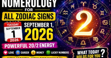 Numerology Today - September 1, 2026: Strong New-Month Energy for Every Sign of the Zodiac: Examine Your Lucky Numbers, Career, Love, and Money