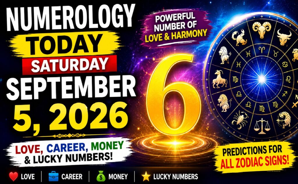 Numerology Today - September 5, 2026: These Zodiac Signs Could See Big Changes in Love, Money and Career