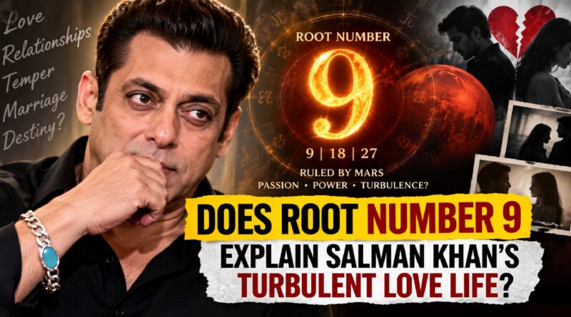 Salman Khan and Root Number 9: Do Failed Romances and a Fiery Temper Reveal a Numerology Connection?