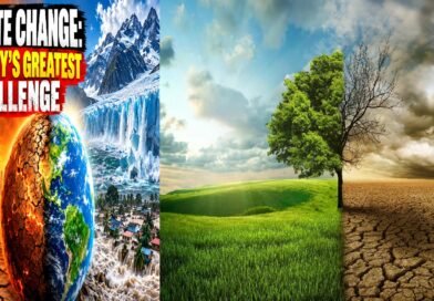 Climate change impacts across the world, including melting Himalayan glaciers, drought-affected farmland and extreme weather events.