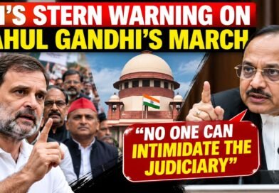 Rahul Gandhi and INDIA bloc leaders during Supreme Court march amid SIR voter deletion controversy in October 2026.